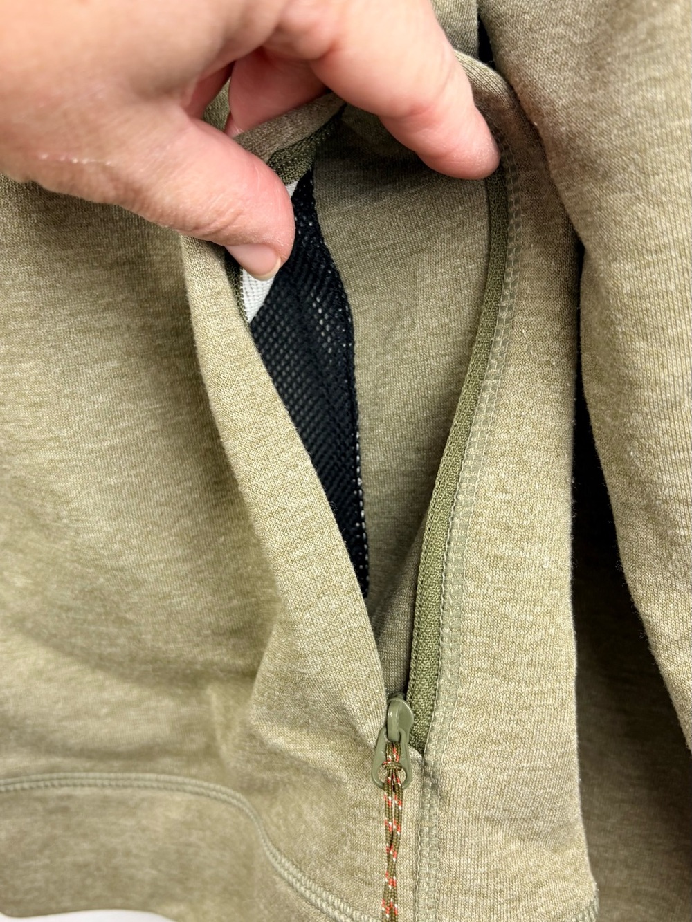 Fjällräven Men's High Coast Lite Full Zip Hoodie Lightweight Packable Green Sz M - Picture 9 of 16